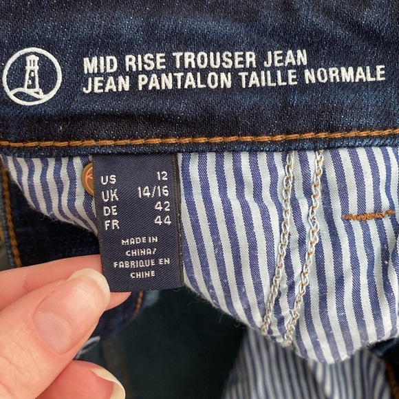 Lands End Wide Leg Jeans - Picture 2 of 5